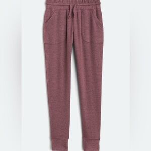 Purple Textured Girls Joggers Rumi + Ryder